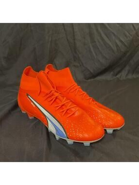 PUMA Ultra Orange Men's Football Soccer Cleats Model Ultra Product Line Ultra
